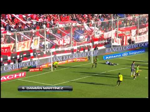 Gol de Martínez. Independiente 2 Aldosivi 1. Fecha 3. Primera B Nacional. Fútbol Para Todos