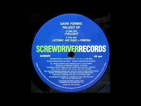 Davie Forbes - Atomic Air Raid - Screwdriver SCREW9