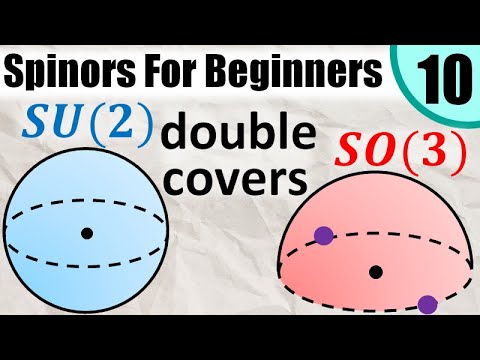 Spinors for Beginners 10: SU(2) double covers SO(3)     [ SL(2,C) double covers SO+(1,3) ]
