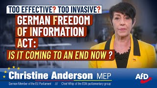Too effective? Too invasive? Freedom of Information Act: Is it coming to an end now?