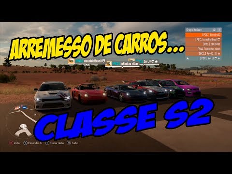 ARREMESSO DE CARROS CLASSE S2 - ZOIOOGAMER DEU UMA DICA VALIOSA!! - FORZA HRIZON3