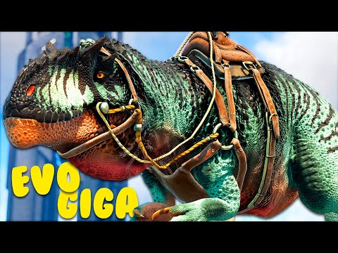 COMO TAMEAR EVO GIGANOTO Y TODAS SUS HABILIDADES - ARK: PALEO MOD