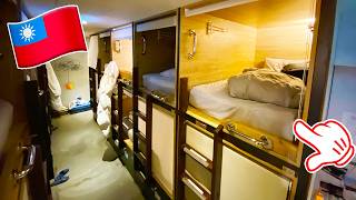 Only $13! Stayed at Cheap Capsule Hotel near Taipei 101 Xinyi District 🇹🇼 Work I