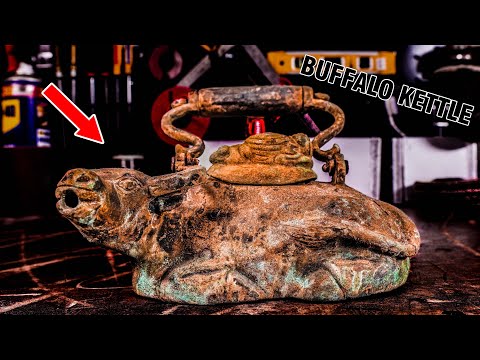 Restoration Ancient Buffalo Kettle From The Vietnam War