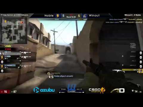 Noble vs Winout bo3 Map 1 Dust 2