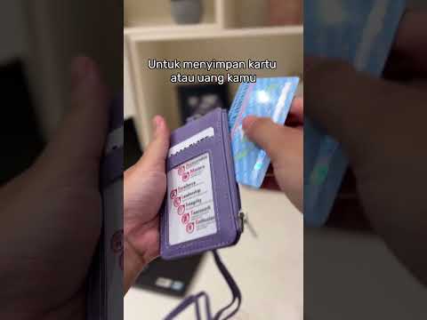 Gambar Ataru Holder Id Card Dengan Resleting - Rose Gold
