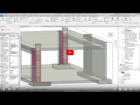 SOFiSTiK Tutorial Teil 10 - Automatische Bewehrungserzeugung in Revit