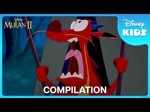 Mushu's Funniest Moments 🐉😂 | Mulan II | @disneykids​