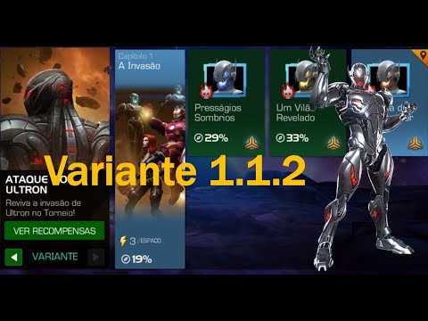 #Variante #1.1.2 - Ataque do #Ultron - #Marvel #Torneio de #Campeões