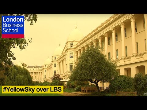 #YellowSky over London Business School