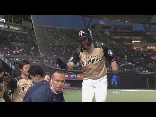 【2回表】ファイターズ・大田 追加点となるライトへの2ランホームラン!! 2020/8/27 L-F