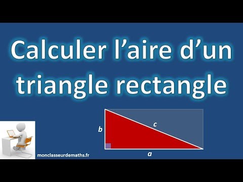Aire du triangle rectangle