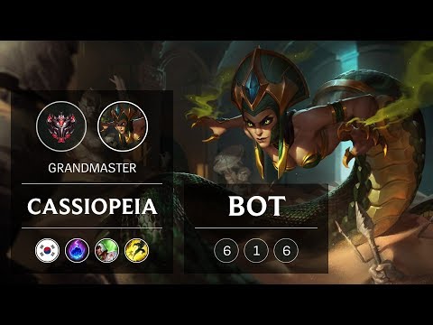 Cassiopeia Bot vs Lucian - KR Grandmaster Patch 9.3