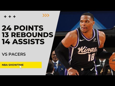 Russell Westbrook 24 Points, 14 Assists, 13 Rebs vs Pacers I 25-26 NBA Season