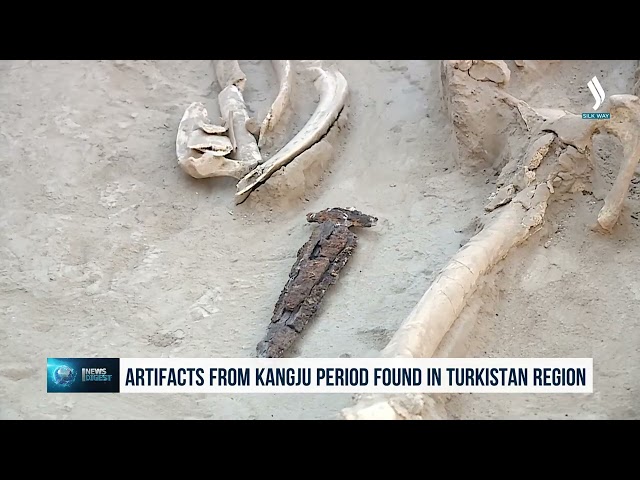 Түркістан өңірінде ежелгі жауынгердің сүйегі табылды