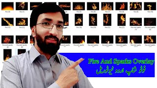 Fire And Sparks Overlays For Photoshop | Photoshop CC Tutorial In Urdu |...