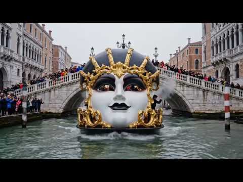 Venice, Italy Carnival 2026 Opening Parade | Grand Canal Water Spectacle & Venetian Masks 🇮🇹