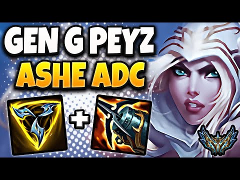 Ashe vs Kalista ADC [ Gen G Peyz ] Patch 13.20 Korea Challenger ✅