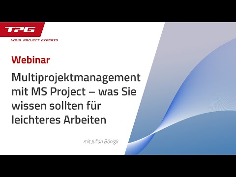 Multiprojektmanagement mit MS Project – was Sie wissen sollten für leichteres Arbeiten