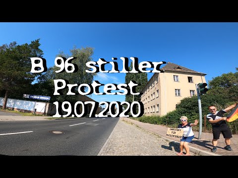 B 96  stiller Protest,  Corona  19.07.2020   -4 K-