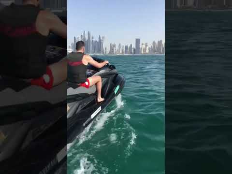 Jet Ski Ride in Dubai | Amazing Views of Dubai | Deep Sea #jetski #dubai #uae #jetskidubai