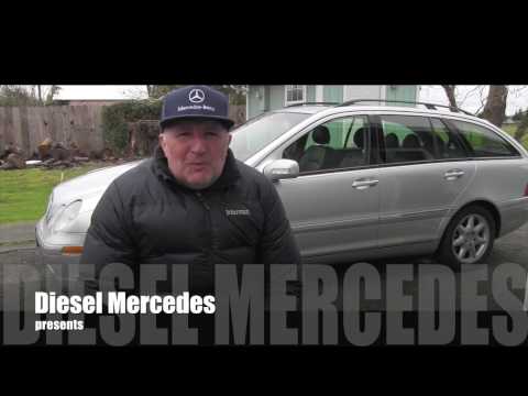 Mercedes C 240 How to check engine oil