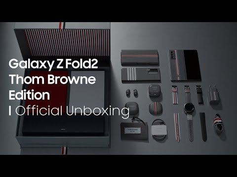 Galaxy Z Fold2 Thom Browne Edition: Official Unboxing | Samsung