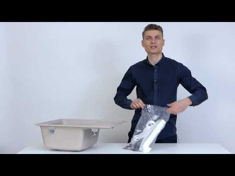 Миниатюра изображения товара Мойка кухонная Aquasanita NOTUS SQ102 (альба)