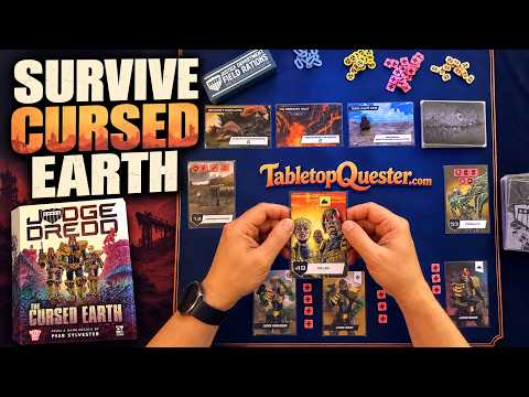 Catch the Perps! Solo teach + playthrough of Judge Dredd Cursed Earth