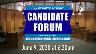 OPAC Candidate Forum - June 9, 2020
