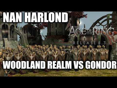 AotR 8.3.1 mod - How To Play Woodland Realm vs. Gondor