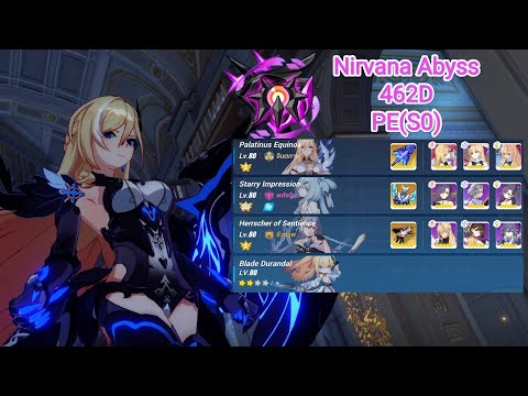 [Honkai impact 3] Ex.Abyss Nirvana (462D):False god Otto 671+ Pts