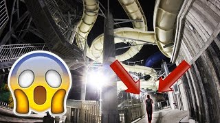 SNEAKING INTO A CLOSED WATER PARK!