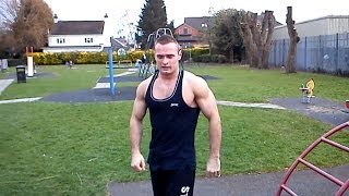 preview picture of video 'Hand stand push ups Spalding lincolnshire street workout'