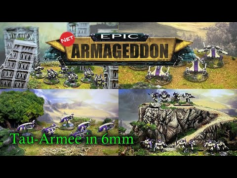 Tau Armee für 6mm netEpic Armageddon - 2500 Punkte