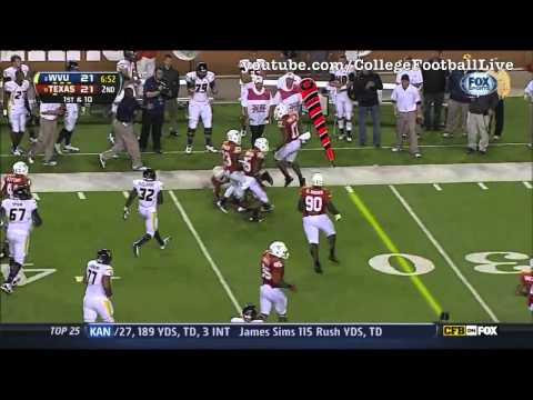 West Virginia QB Geno Smith vs Texas ᴴᴰ