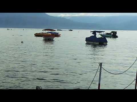 Lake Toba Samosir with its White Sand Beach.