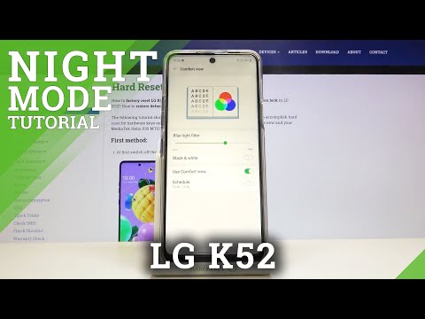 How to Enable Eye Comfort Mode in LG K52 – Turn On Blue Light Filter