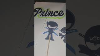 Ninja Kidz cake topper requested last night for today. I do sometimes accept short notice orders. 🥷