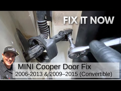 Door Won't Stay Open? Replacing the Door Brake on a Mini Cooper (Easy Fix!)