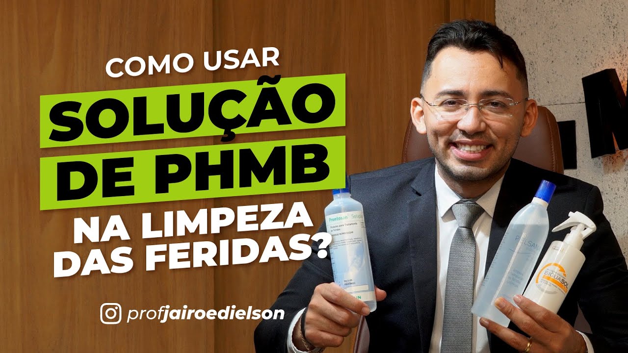 Watch Now Como usar solução de PHMB na limpeza das feridas Como usar solução de PHMB na limpeza das feridas