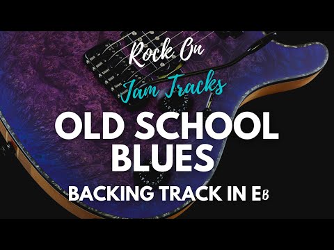 Old School Dirty Blues Guitar Jam Backing Track in Eb