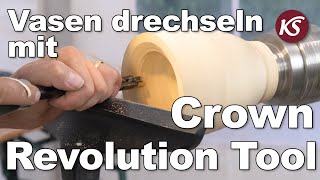 Vasen drechseln mit Crown Revolution Tools | Mark Sanger | KS Stratos Fu 230