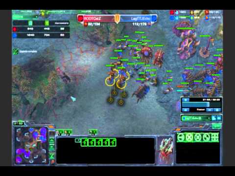 Starcraft 2 LaGTTJEcho vs RootCatz Part2 ZvZ