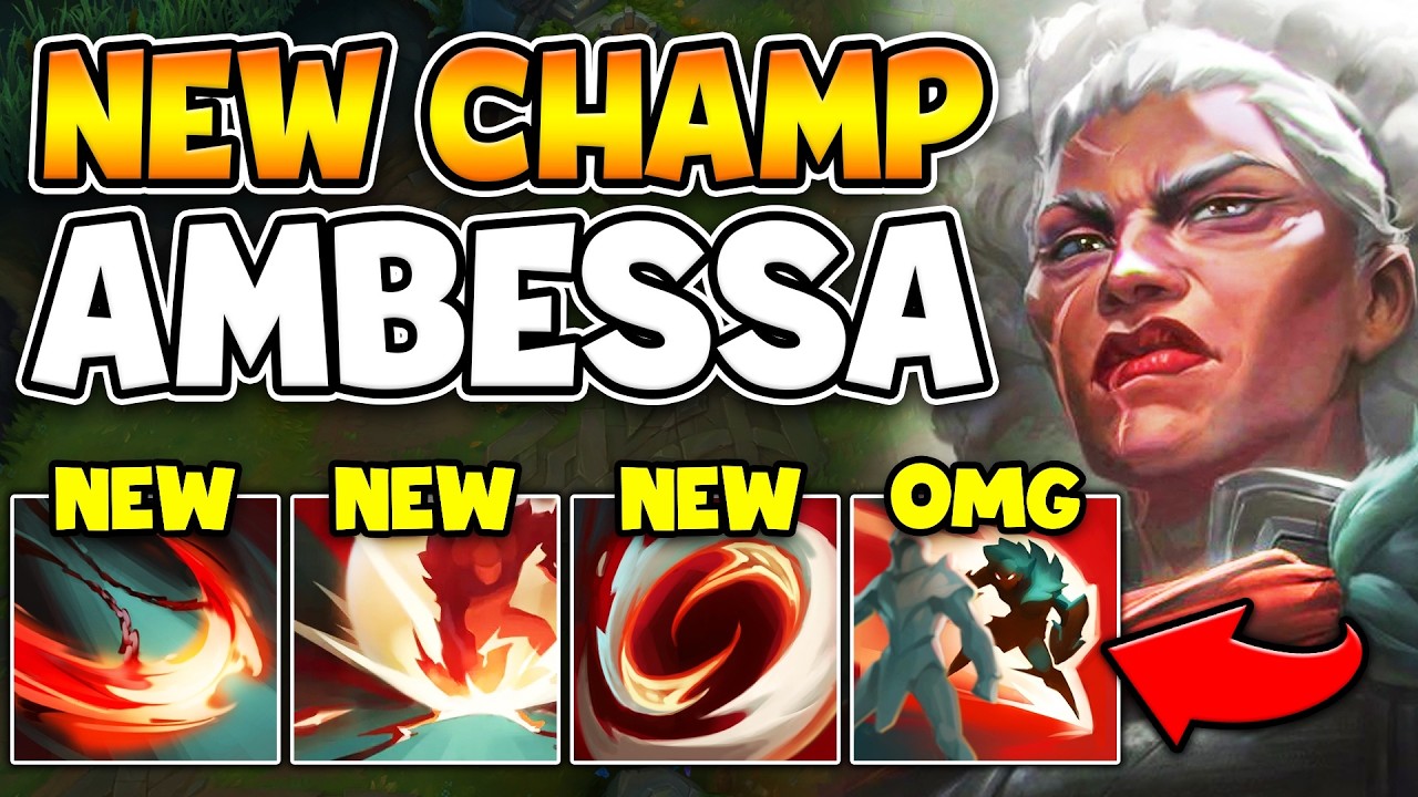 THE NEW CHAMP AMBESSA IS HERE AND SHE'S LITERALLY THANOS (MOST BROKEN ULT EVER)