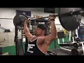 VPO10 Training Day 3 | Standing Overhead Barbell Press and Upper Body