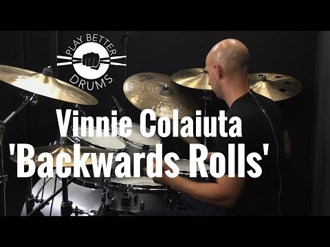 Vinnie Colaiuta 'Backwards Rolls' /// Play Better Drums w/ Louie Palmer