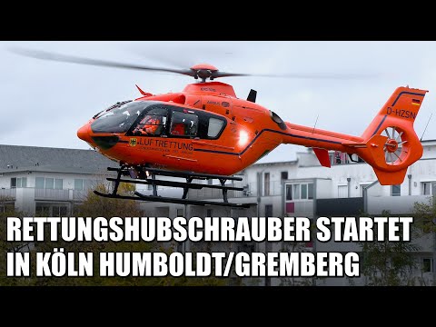Hubschrauber-Start in Köln-Humboldt/Gremberg - Christoph 3 im Einsatz | 14.11.2023
