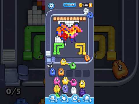Pixel Flow Level 2510 Walkthrough
