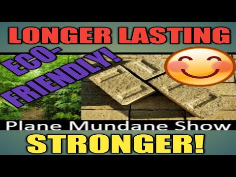 Weed Construction "HEMPCRETE"  Building Material Of The Future - Hemp - Plane Mundane Show